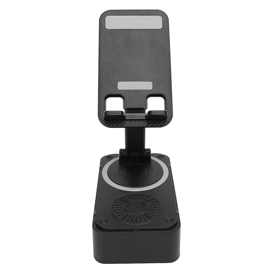 3-in-1 Foldable Bluetooth Stand Speaker with Wireless Charging