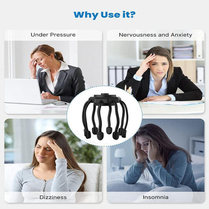 Electric Head Scalp Massager Spider Massager