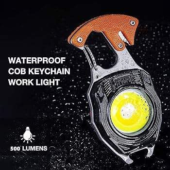 Multifunctional Rechargeable Camping Tool with Light, Lighter, Whistle & More